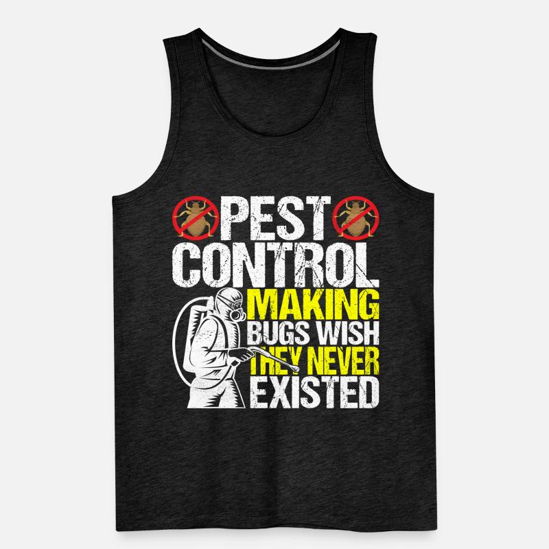 Schädlingsbekämpfung Kammerjäger Männer Premium Bio Tank Top