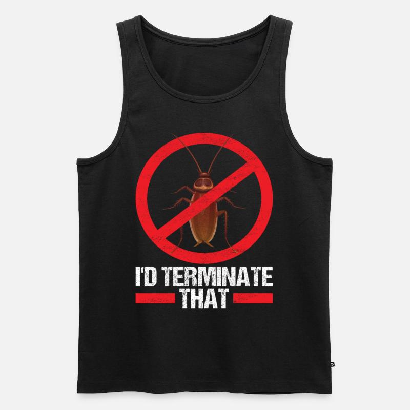 Schädlingsbekämpfung Kammerjäger - Männer Premium Bio Tank Top - Schwarz