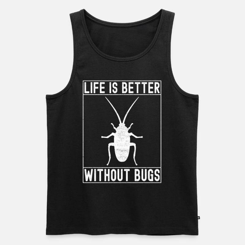 Schädlingsbekämpfung Kammerjäger - Männer Premium Bio Tank Top - Schwarz