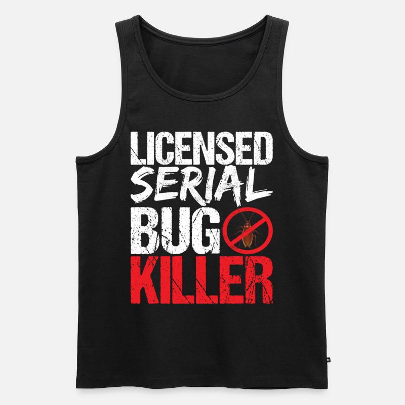 Schädlingsbekämpfung Kammerjäger - Männer Premium Bio Tank Top - Schwarz