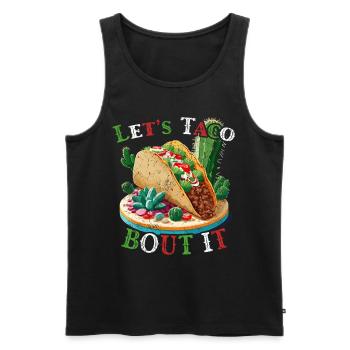Cinco De Mayo Taco Liebhaber Mexikanisches Essen - Männer Premium Bio Tank Top - Schwarz - Vorne - Michal (187cm)