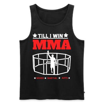 MMA Till I WIN - Männer Premium Bio Tank Top - Schwarz - Vorne - Michal (187cm)