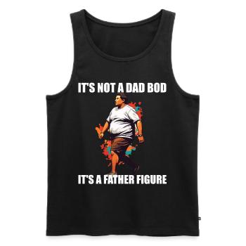 Humorous Father Saying Perfect Style - Men's Premium Organic Tank Top - black - Front - AI Model Male 178 light (178cm)