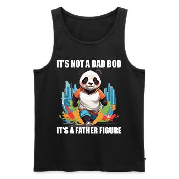 Funny Father Perfect Father's Day Design Style - Men's Premium Organic Tank Top - black - Front - Michal (187cm)
