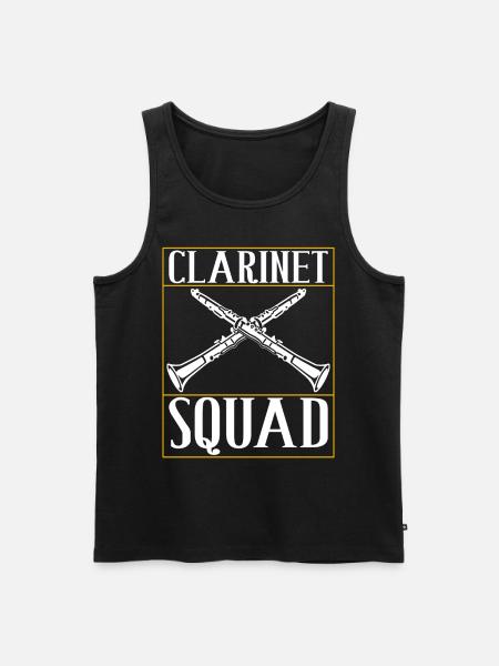 Clarinet Wind Instrument Clarinet player - Men's Premium Organic Tank Top - black