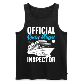 Croisière Vacances Bateau de croisière - Débardeur bio Premium Homme - noir - Devant - Michal (187cm)
