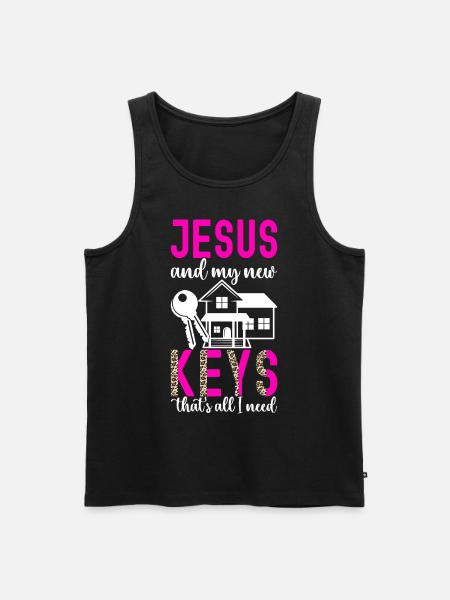 Homeowners Housewarming Party - Men's Premium Organic Tank Top - black