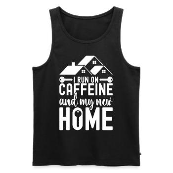 Hausbesitzer Einweihungsparty - Männer Premium Bio Tank Top - Schwarz - Vorne - Michal (187cm)