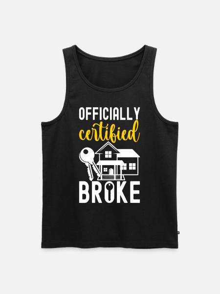 Homeowners Housewarming Party - Men's Premium Organic Tank Top - black