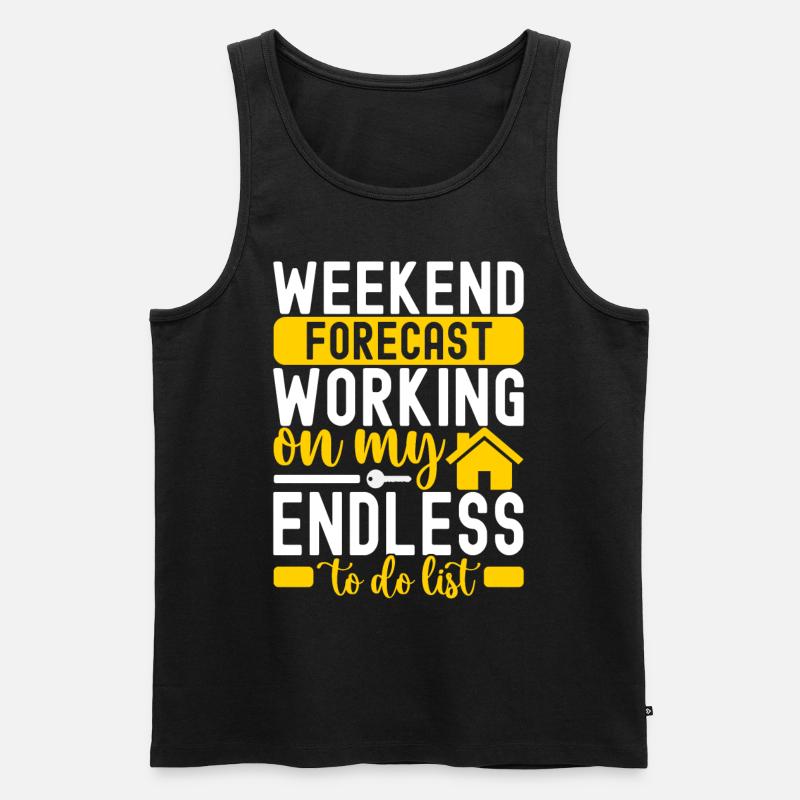 Hausbesitzer Einweihungsparty - Männer Premium Bio Tank Top - Schwarz