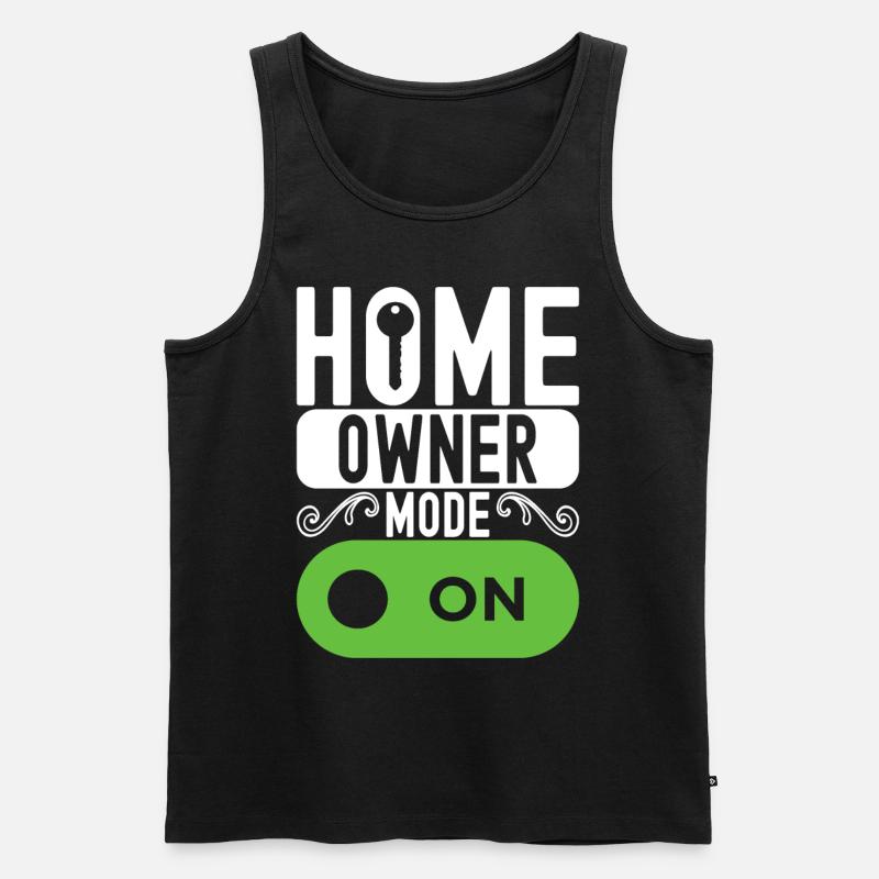 Hausbesitzer Einweihungsparty - Männer Premium Bio Tank Top - Schwarz