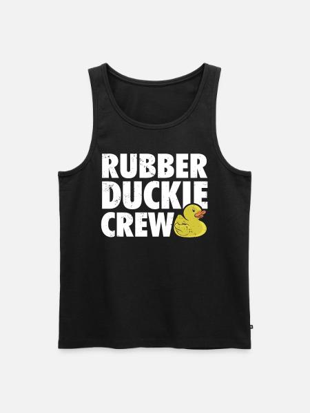 Rubber Duckie Crew T-shirt - Men's Premium Organic Tank Top -