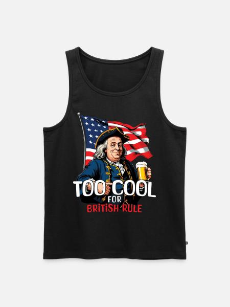No British rule Celebrate the - Men's Premium Organic Tank Top - black