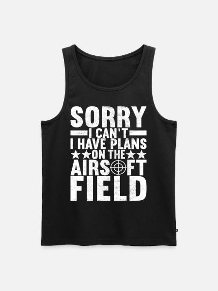 Airsoft Gun Airsoft Hobby - Men's Premium Organic Tank Top - black