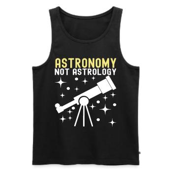 Atronome Astronomie - Männer Premium Bio Tank Top - Schwarz - Vorne - Michal (187cm)