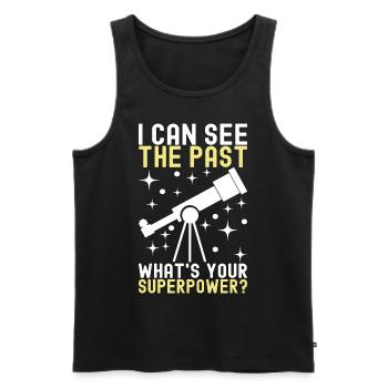 Atronome Astronomie - Männer Premium Bio Tank Top - Schwarz - Vorne - Michal (187cm)