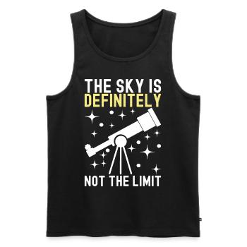 Atronome Astronomie - Männer Premium Bio Tank Top - Schwarz - Vorne - Michal (187cm)