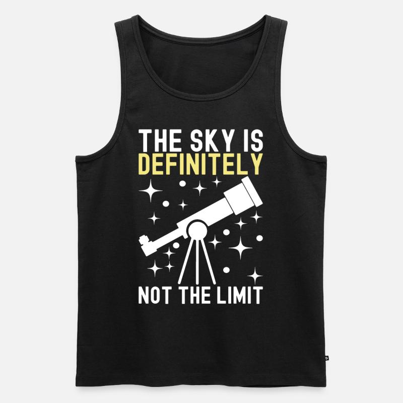 Atronome Astronomie - Männer Premium Bio Tank Top - Schwarz