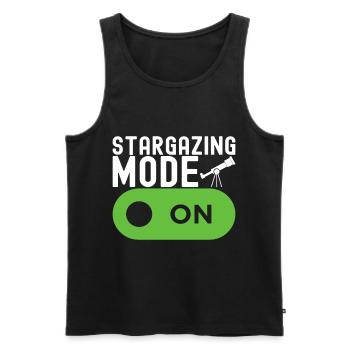 Atronome Astronomie - Männer Premium Bio Tank Top - Schwarz - Vorne - Michal (187cm)