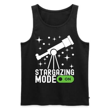 Atronome Astronomie - Männer Premium Bio Tank Top - Schwarz - Vorne - Michal (187cm)