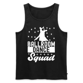 Ballsaal Tanz Ballsaaltänzer Gesellschaftstänzer - Männer Premium Bio Tank Top - Schwarz - Vorne - Michal (187cm)