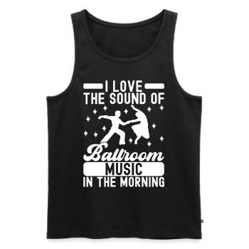 Ballsaal Tanz Ballsaaltänzer Gesellschaftstänzer - Männer Premium Bio Tank Top - Schwarz - Vorne - Michal (187cm)