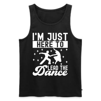 Ballroom Dance Ballroom Dancers Ballroom Dancers - Men's Premium Organic Tank Top - black - Front - AI Model Male 178 light (178cm)