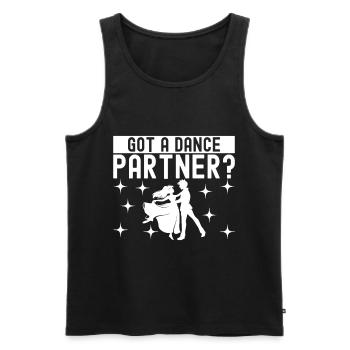 Ballroom Dance Ballroom Dancers Ballroom Dancers - Men's Premium Organic Tank Top - black - Front - Michal (187cm)