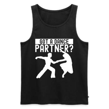 Danse de salon Danseurs de salon Danseurs de salon Danseurs de salon - Débardeur bio Premium Homme - noir - Devant - Michal (187cm)