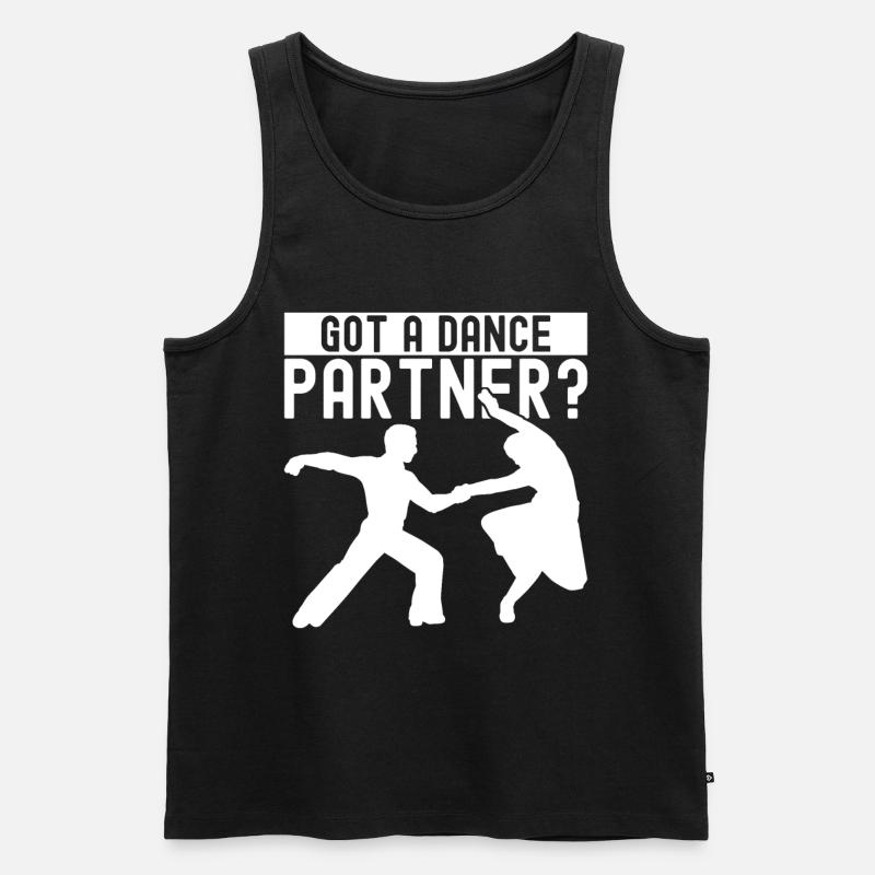 Ballsaal Tanz Ballsaaltänzer Gesellschaftstänzer - Männer Premium Bio Tank Top - Schwarz