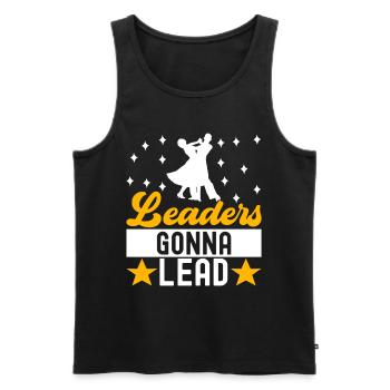 Ballroom Dance Ballroom Dancers Ballroom Dancers - Men's Premium Organic Tank Top - black - Front - AI Model Male 178 light (178cm)