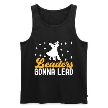 Ballroom Dance Ballroom Dancers Ballroom Dancers - Men's Premium Organic Tank Top - black - Front - AI Model Male 178 light (178cm)