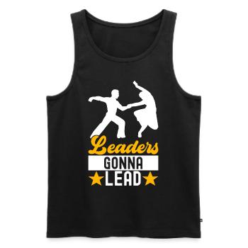 Ballsaal Tanz Ballsaaltänzer Gesellschaftstänzer - Männer Premium Bio Tank Top - Schwarz - Vorne - Michal (187cm)
