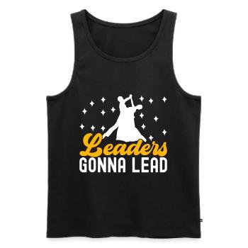 Ballsaal Tanz Ballsaaltänzer Gesellschaftstänzer - Männer Premium Bio Tank Top - Schwarz - Vorne - Michal (187cm)