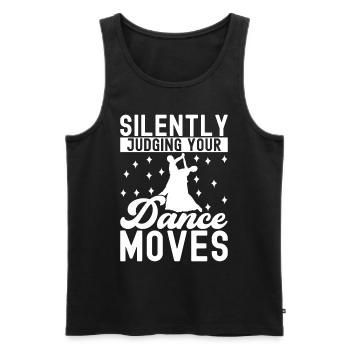 Danse de salon Danseurs de salon Danseurs de salon Danseurs de salon - Débardeur bio Premium Homme - noir - Devant - Michal (187cm)