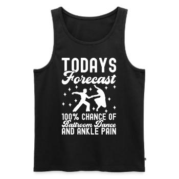 Ballroom Dance Ballroom Dancers Ballroom Dancers - Men's Premium Organic Tank Top - black - Front - Michal (187cm)