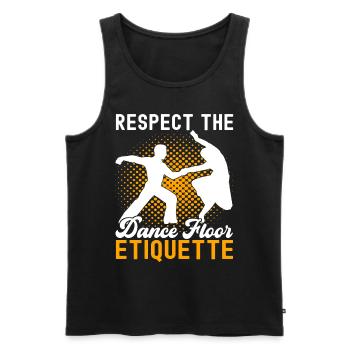 Ballroom Dance Ballroom Dancers Ballroom Dancers - Men's Premium Organic Tank Top - black - Front - Michal (187cm)