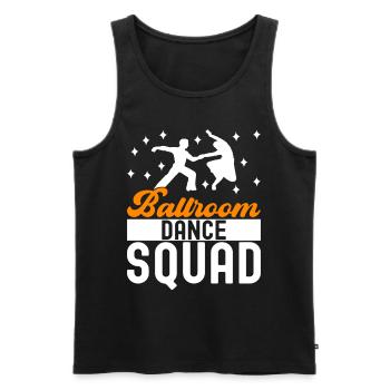 Ballroom Dance Ballroom Dancers Ballroom Dancers - Men's Premium Organic Tank Top - black - Front - AI Model Male 178 light (178cm)