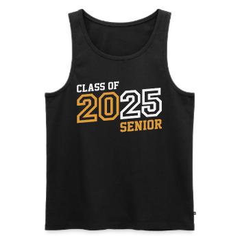 Class of 2025 Graduation 25 Back to School - Men's Premium Organic Tank Top - black - Front - Michal (187cm)