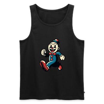 Halloween Kostüm Deko Gruseliges Party Design - Männer Premium Bio Tank Top - Schwarz - Vorne - AI Model Male 178 light (178cm)