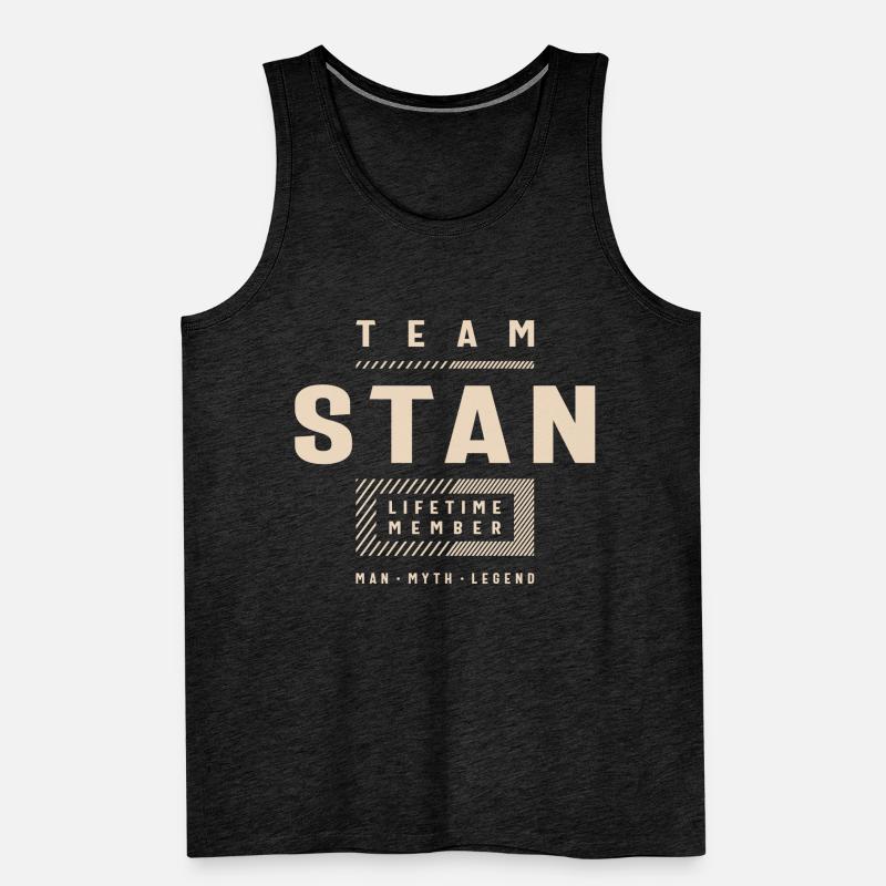 Team Stan Lifetime Member Personalized Name Stan Men's Premium Organic Tank Top