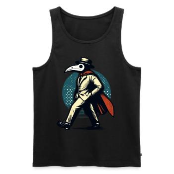 Halloween Kostüm Deko Gruseliges Party Design - Männer Premium Bio Tank Top - Schwarz - Vorne - Michal (187cm)