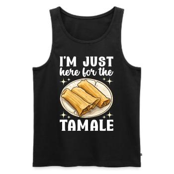 Tamale Cuisine mexicaine Tamale Lover - Débardeur bio Premium Homme - noir - Devant - Michal (187cm)