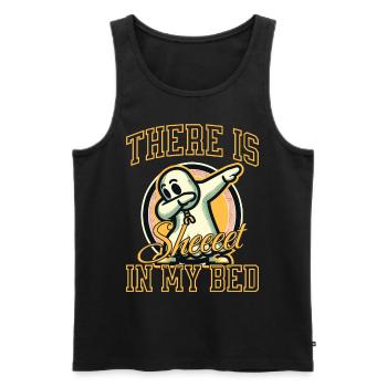 Halloween Costume Funny Ghosts Saying - Men's Premium Organic Tank Top - black - Front - AI Model Male 178 light (178cm)