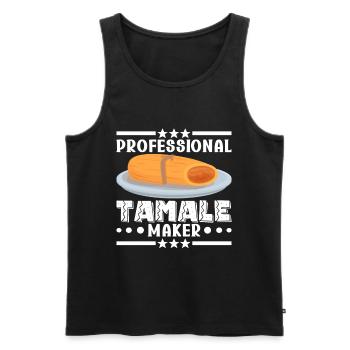 Tamale Mexikanisches Essen Tamale Liebhaber - Männer Premium Bio Tank Top - Schwarz - Vorne - Michal (187cm)