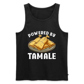 Tamale Cuisine mexicaine Tamale Lover - Débardeur bio Premium Homme - noir - Devant - Michal (187cm)