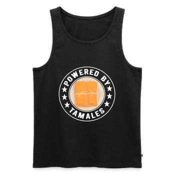 Tamale Cuisine mexicaine Tamale Lover - Débardeur bio Premium Homme - noir - Devant - Michal (187cm)