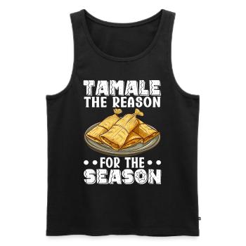 Tamale Mexikanisches Essen Tamale Liebhaber - Männer Premium Bio Tank Top - Schwarz - Vorne - Michal (187cm)