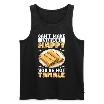 Tamale Cuisine mexicaine Tamale Lover - Débardeur bio Premium Homme - noir - Devant - Michal (187cm)