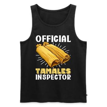 Tamale Cuisine mexicaine Tamale Lover - Débardeur bio Premium Homme - noir - Devant - Michal (187cm)